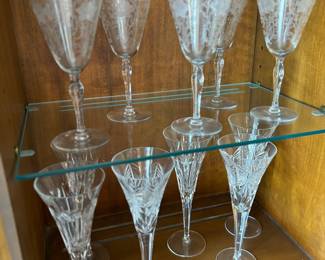 Crystal stemware 