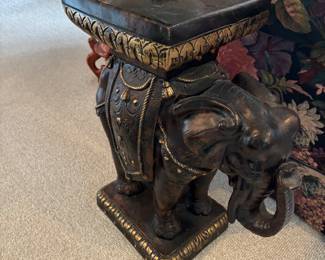 Unique elephant side table / plant stand / statue stand