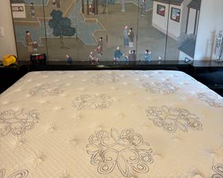 Like new, always in a mattress protector until we removed 