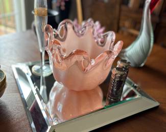 Murano art glass bowl