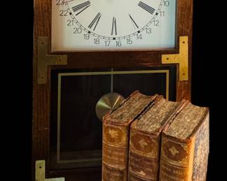 vintage books
Bulova clock