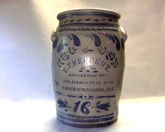 16 gallon Salt glaze Stoneware Reppert