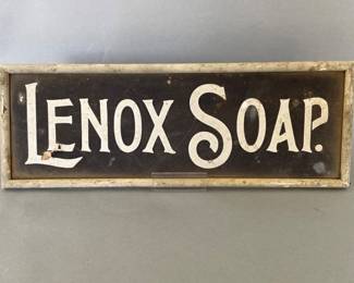Lenox Soap Sign
