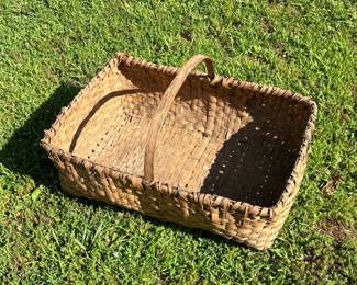 Antique Gathering Basket