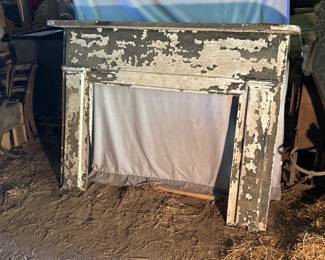 Primitive Antique Fireplace Mantle