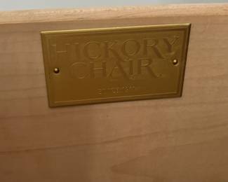 Hickory Chair Ebonized Hand-Carved Solid Maple Chest of Drawers. Adapted from a Ceremonial Chest at the Museum of New Mexico. Measures 44" W x 20" D x 40" H. Photo 4 of 4.