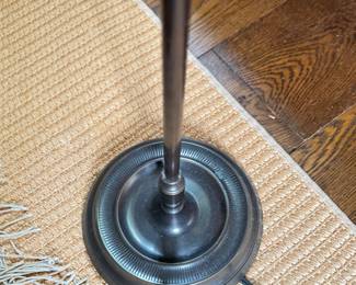 Metal Floor Lamp with Hand-Blown Glass Finial. Measures 58" H. Photo 3 of 3.