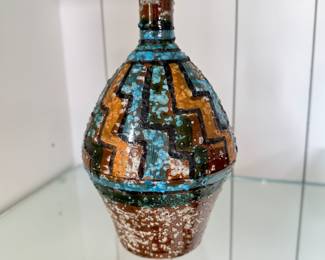 Glazed Ceramic Vase.