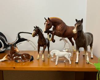 Toy Horses and Horse Figurines.