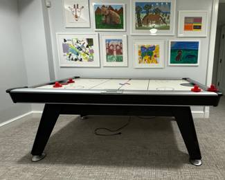 Sportscraft "Turbo Hockey" Air Hockey Table. Measures 84" x 48". Photo 1 of 3.