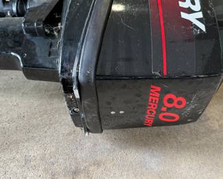 Mercury 8 HP Motor. Photo 1 of 2.