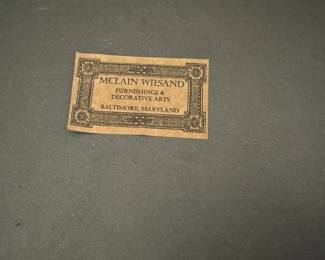 McLain Weisand Cumberland Side Table. Granite Top with Brass Gallery. Measures 17" W x 11" D x 26" H. Photo 4 of 4.