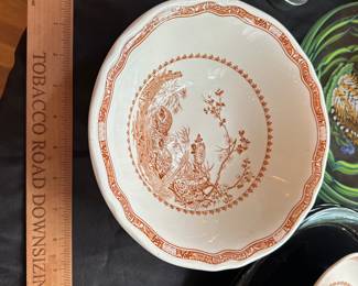 T147 - $25. Furnivals Quail Made in England Serving Bowl