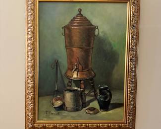 T39 - $85. R. Bernard signed Replica of the The Copper Cistern. 