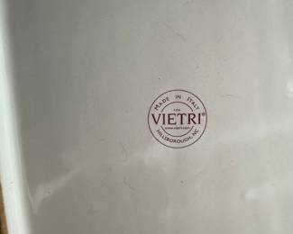 T154 - $35. Vietri Serving Platter & Matching Bowl 