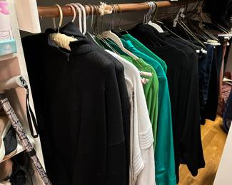 Large Closet of Ladies Clothing. Mostly Large/XL with brands like Cabi, Chicos, Talbots etc. 