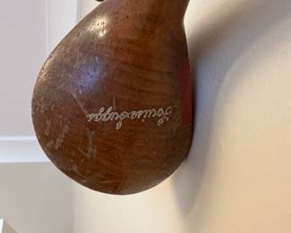 T186 - $35. Decorative Golf Club wall decor. 