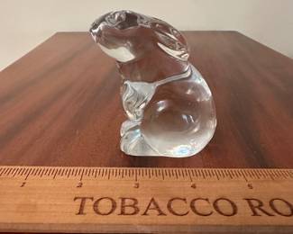 T71 - $15. Baccarat Crystal Rabbit