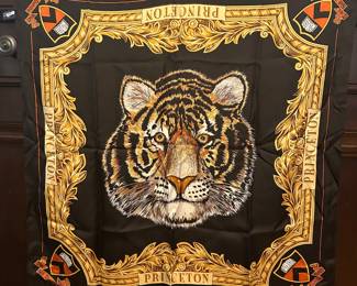 T54 - $20. 31" Silk Scarf Princeton University. 