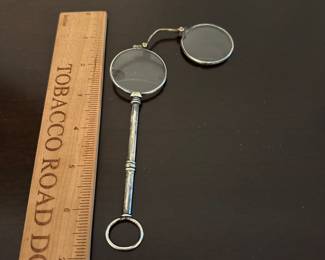 T209 -$55  Lorgnette Opera Glasses with sterling handle. 