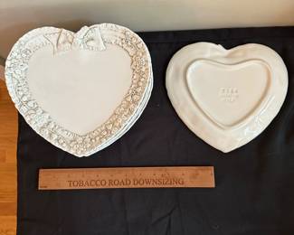 T111 - $60. Set of 8 Lily of the Valley Plates. #7384. 