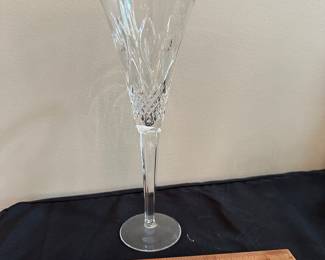 T105 - $15 single Waterford Toasting Glass