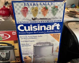 T127 - $20 Cuisinart Ice Cream Maker. 