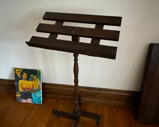 Wood Bookstand 