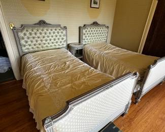 French Provincial Twin Beds