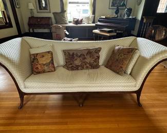 Vintage Mahogany Sofa 