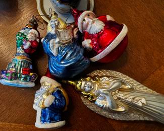 Christmas Holiday Ornaments, Radko, Department 56 and more
