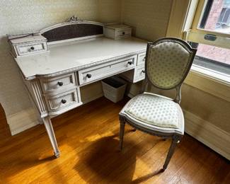 French Provencal Desk & Chair 