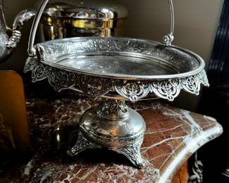 Silverplate Candy Dish
