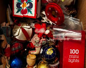 Christmas Holiday Ornaments, Radko, Department 56 and more