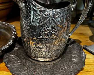 Silverplate Water Pitcher