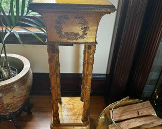 Wood Plant Stand 