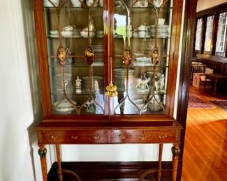 Wood Curio Cabinet