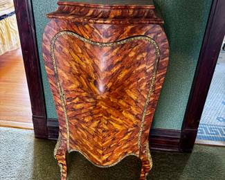 Parquetry Inlaid Side Table 