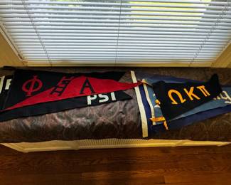 College Fraternity Pennants 
