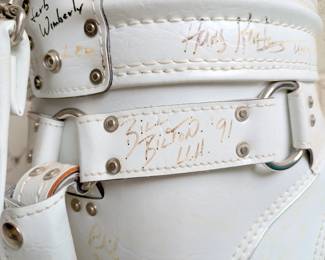 signed golf bag 