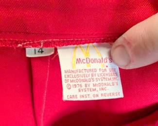 mcdonalds uniform 