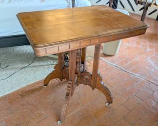 end table antique side table 