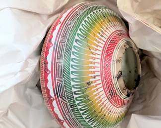 southwest pot pottery painted pot 