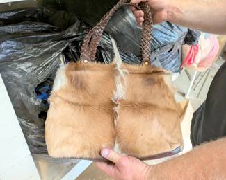 fur purse 