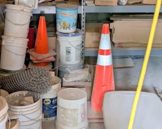 cones traffic parking 