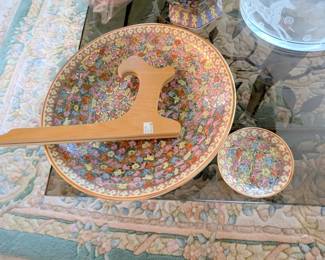 cloisonne plate and dish 