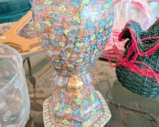 cloisonne vase 