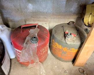 old vintage gas cans