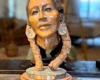 indian chief bust