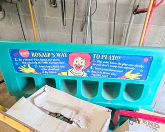 mcdonalds shoe cubby 